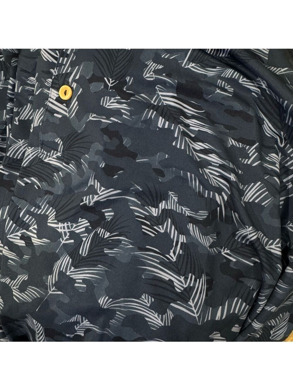 Peter Millar Blue Abstract Tropical Summer Comfort Performance Polo/Golf Shirt - Picture 6 of 6